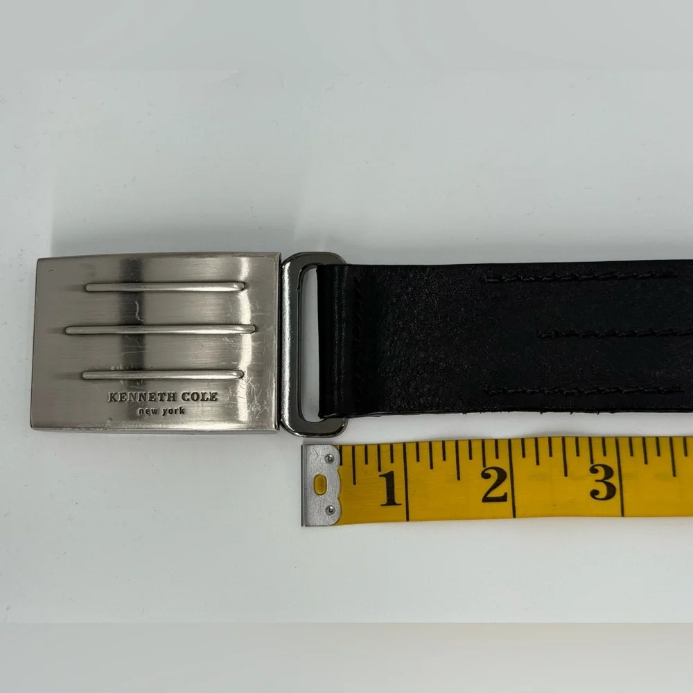 Kenneth Cole New York Black Leather Belt 36‎